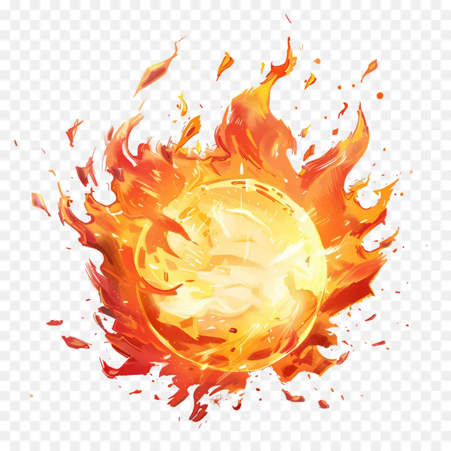 Bola Api，Fire Sphere PNG