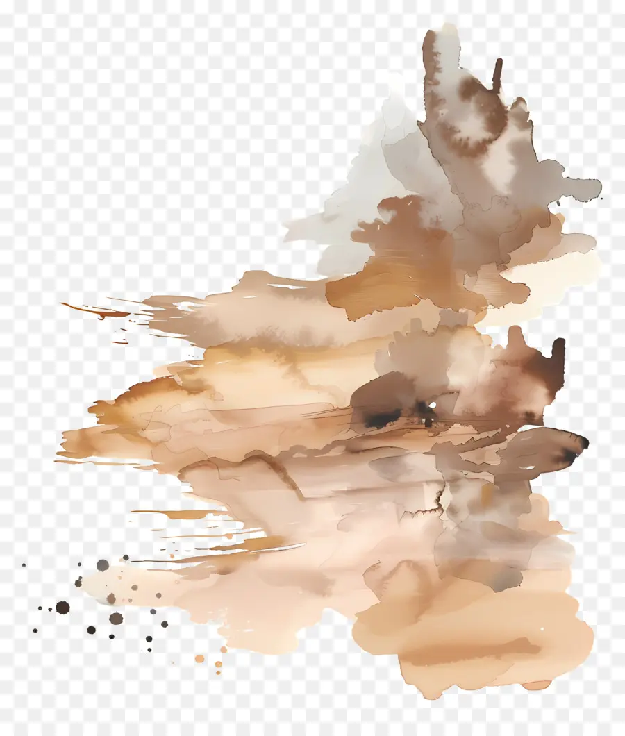 Noda Cat Air Krem，Cat Air Abstrak PNG