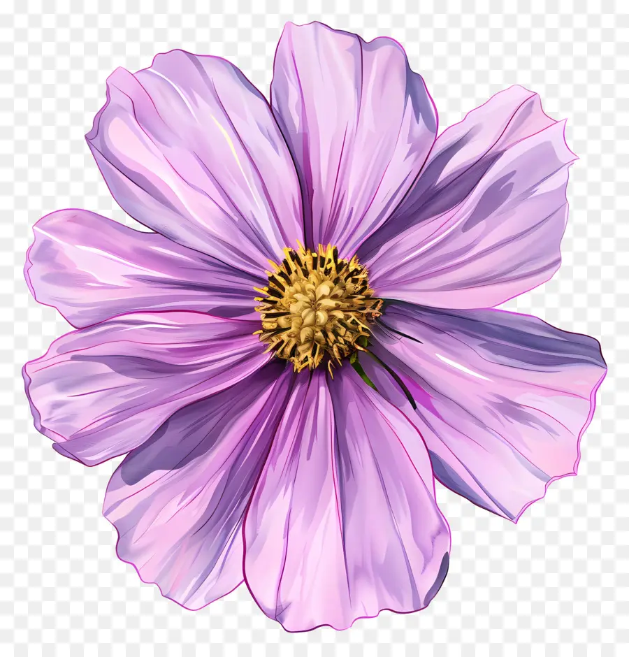 Bunga Cosmos，Bunga Merah Muda PNG