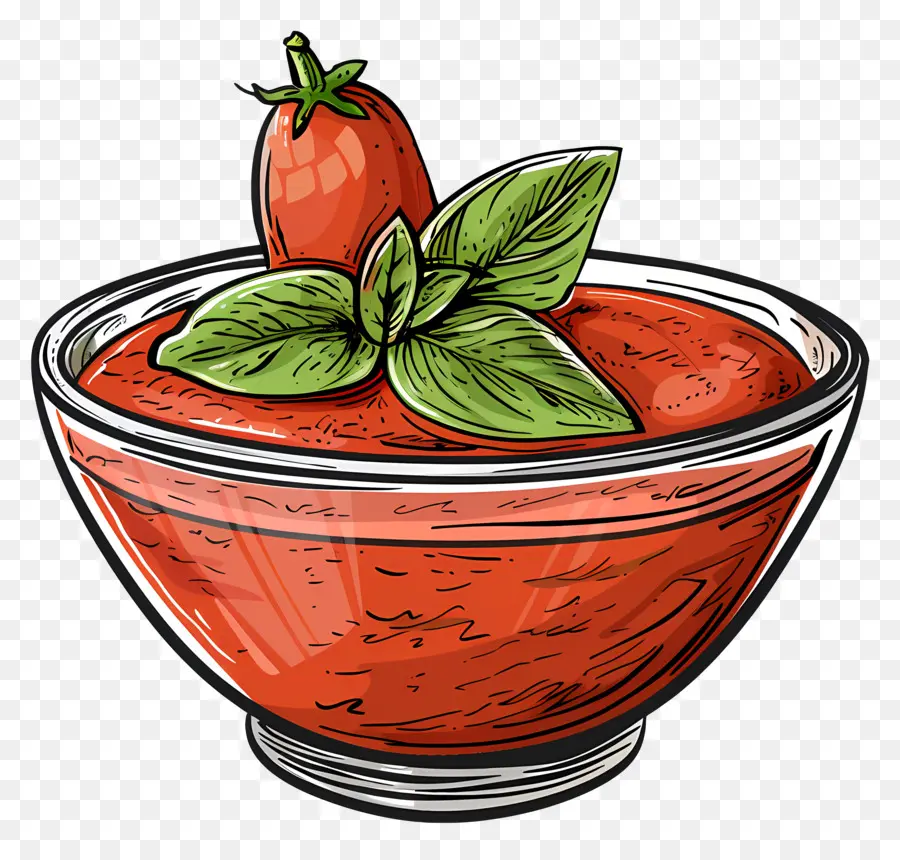 Saus Tomat Mangkuk，Saus Tomat PNG