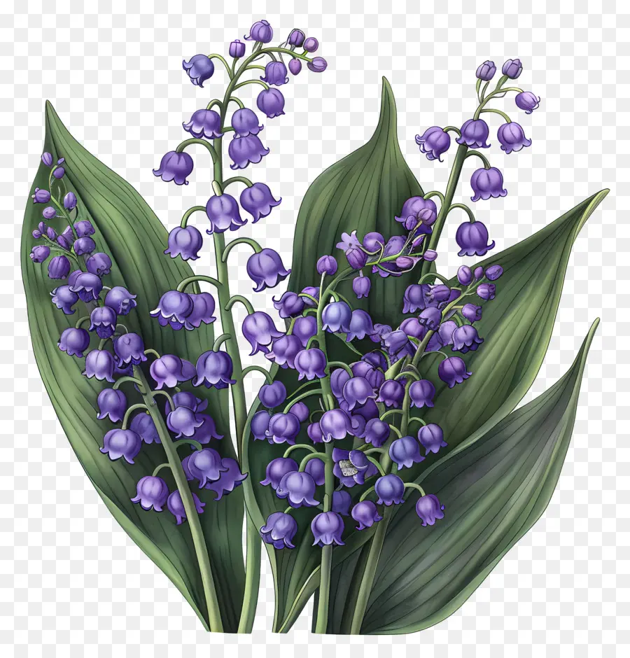 Lily Ungu Dari Lembah，Bunga Lavender PNG