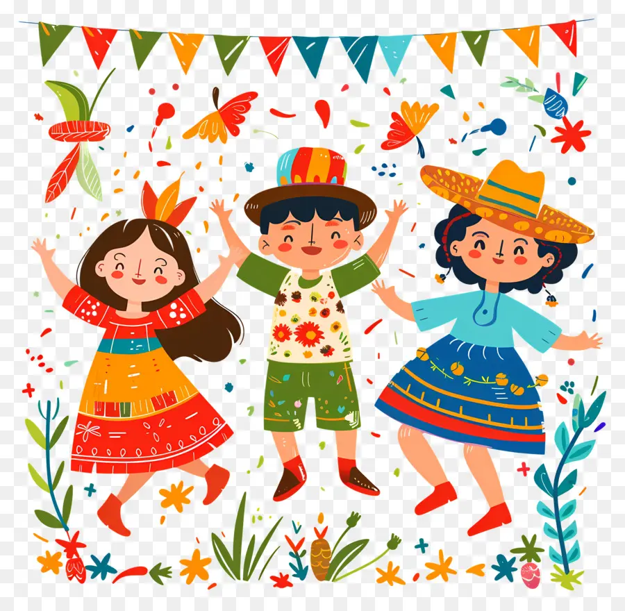 Festa Junina，Pakaian Meksiko PNG