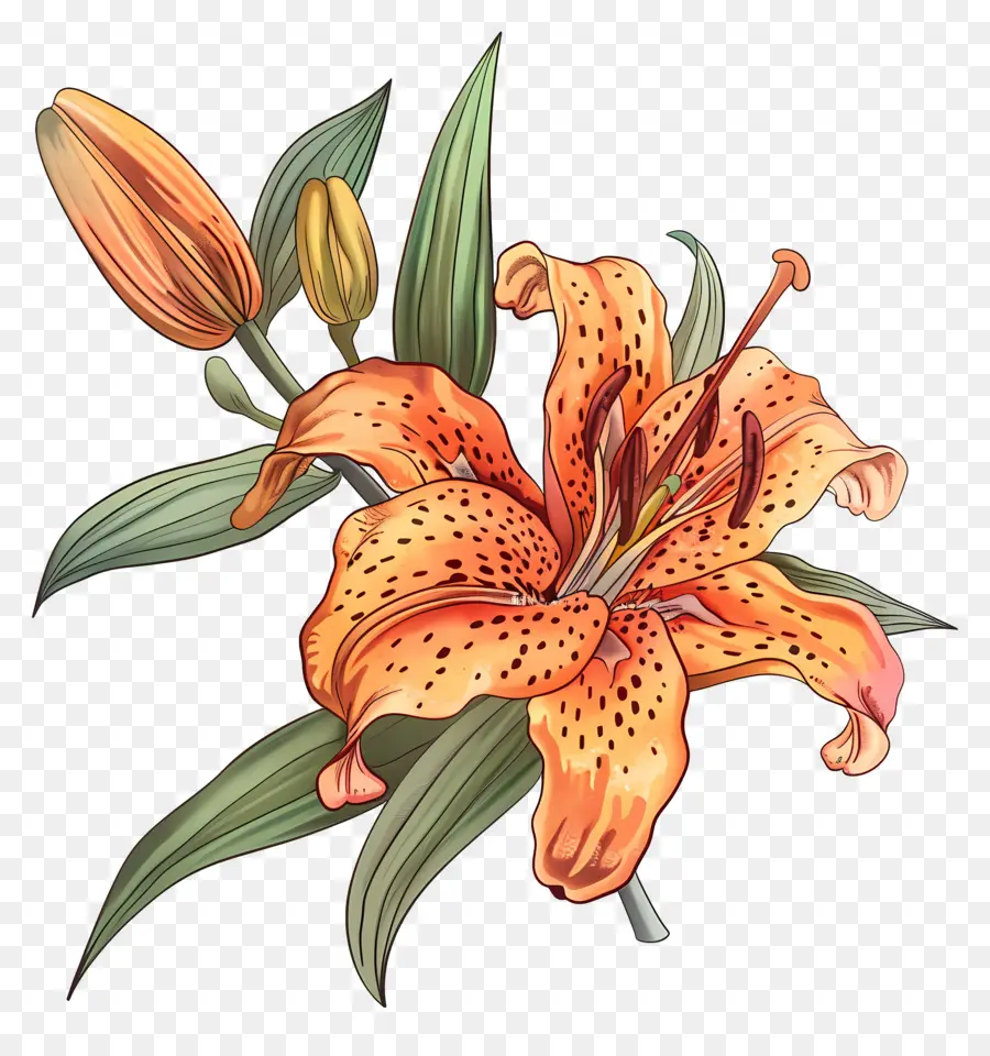 Tiger Lily，Lily PNG