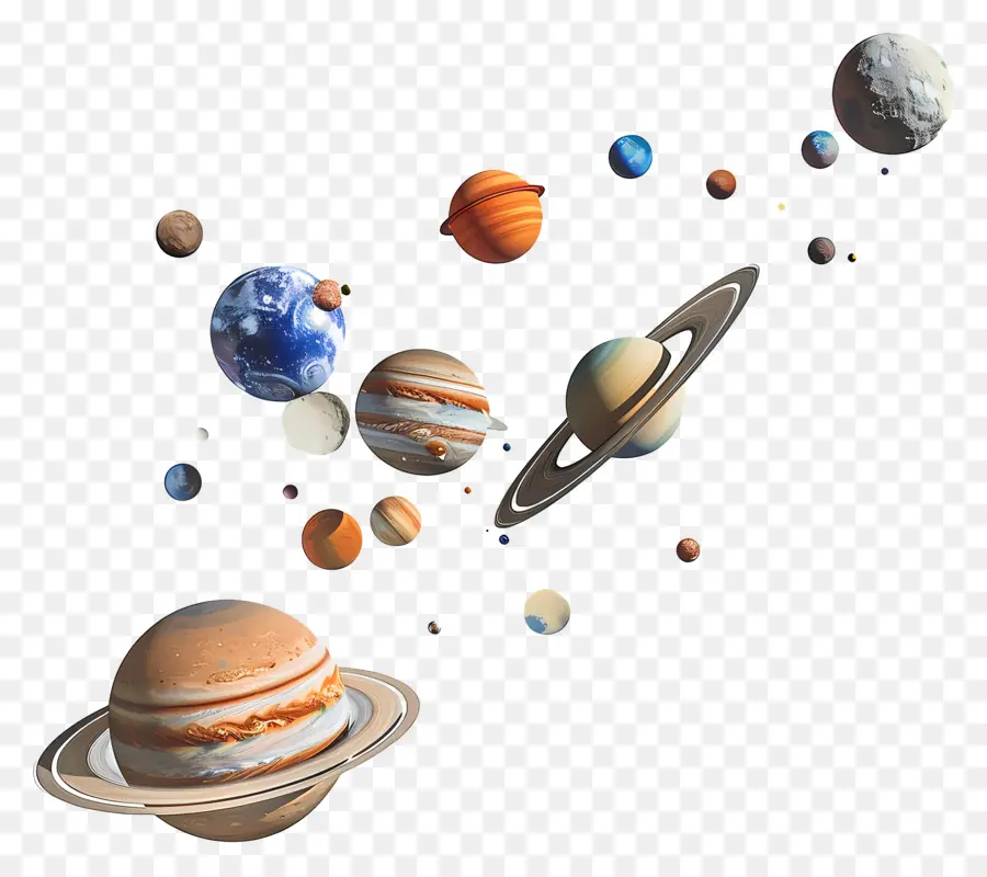 Sistem Tata Surya Planet Planet，Planet PNG