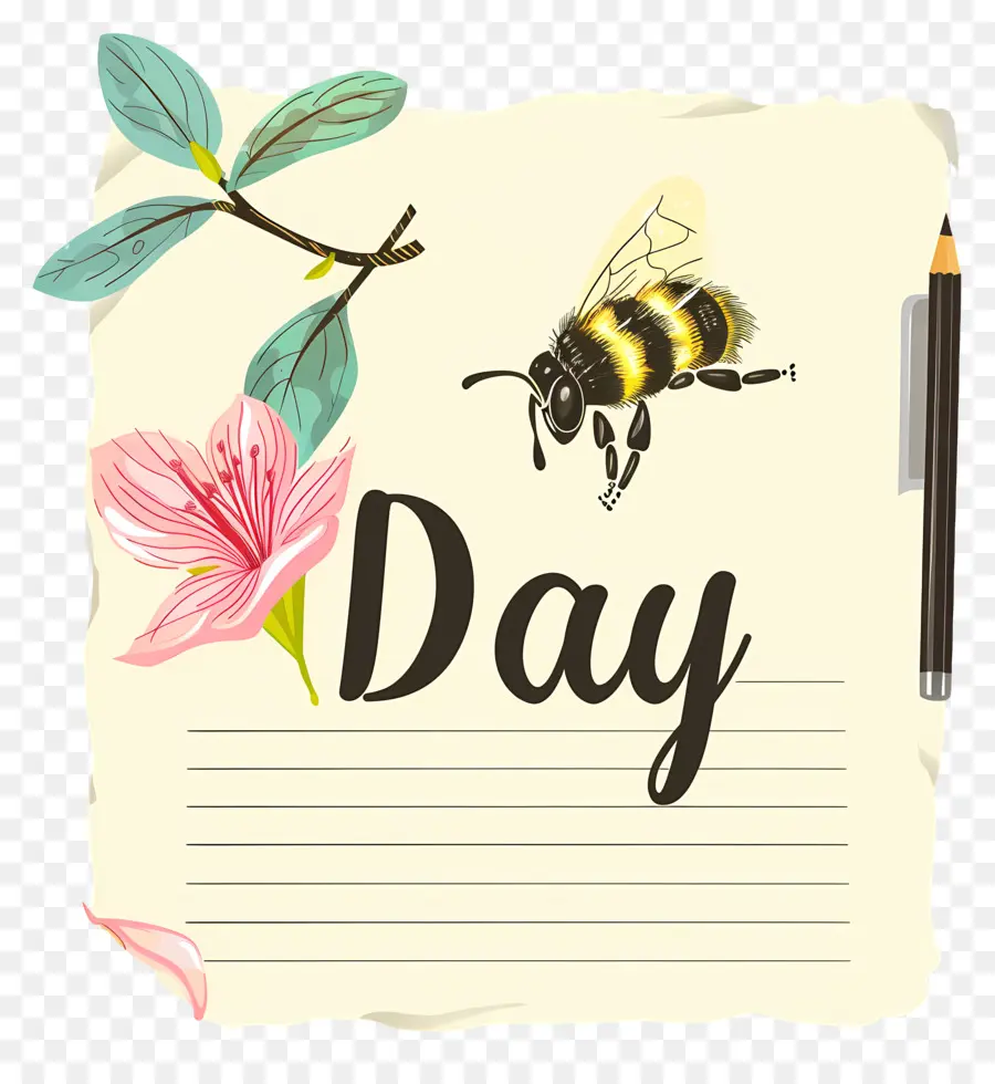 Dunia Lebah Di Malam Hari，Bee Hari PNG