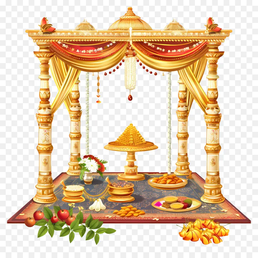 Pernikahan Hindu，Mandap PNG