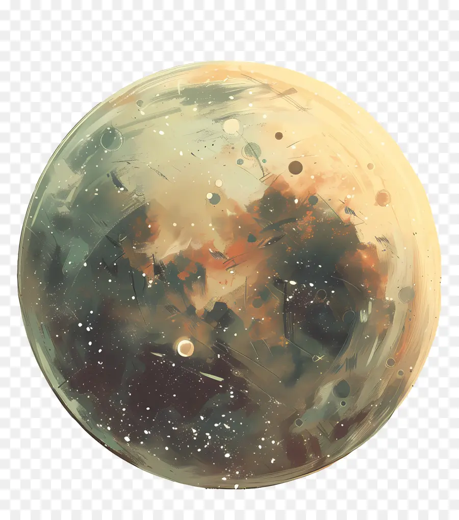 Planet，Planet Goldenbrown PNG