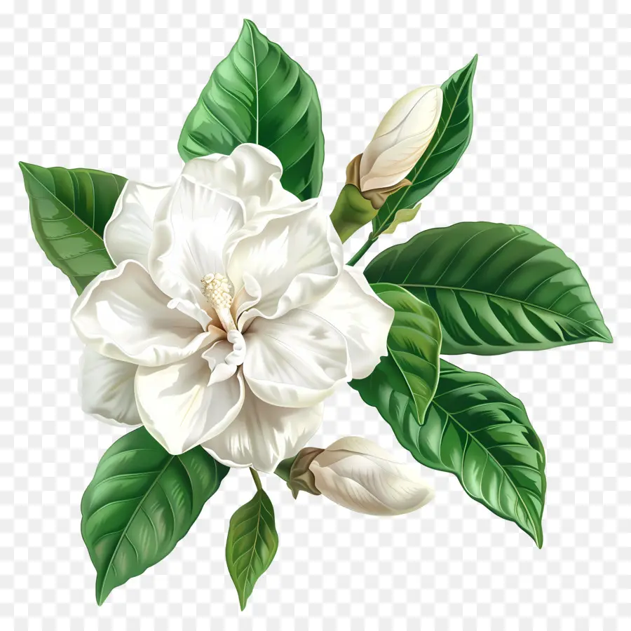 Bunga Gardenia，Bunga Putih PNG