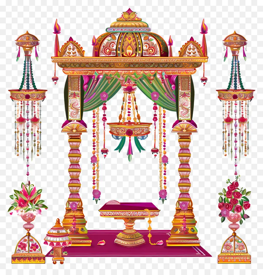 Pernikahan Hindu，Arsitektur India PNG