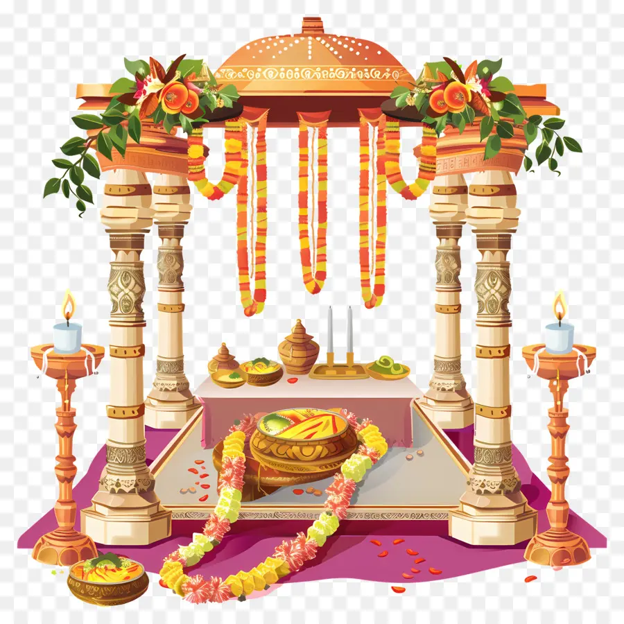 Pernikahan Hindu，Candi PNG
