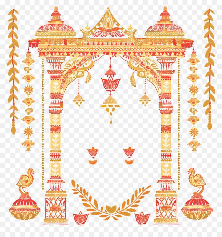 Pernikahan Hindu，Kuil India PNG
