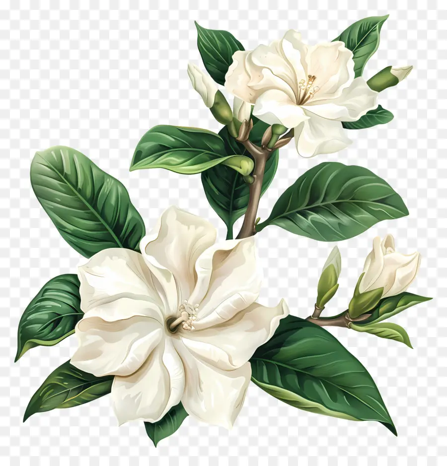 Bunga Gardenia，Bunga Putih PNG