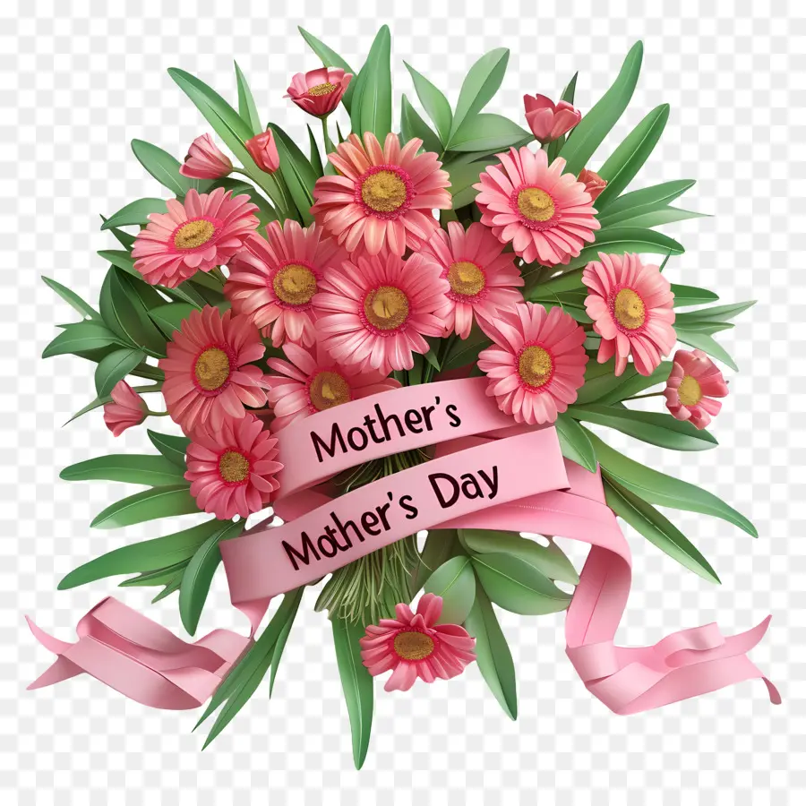 Hari Ibu，Bunga Merah Muda PNG
