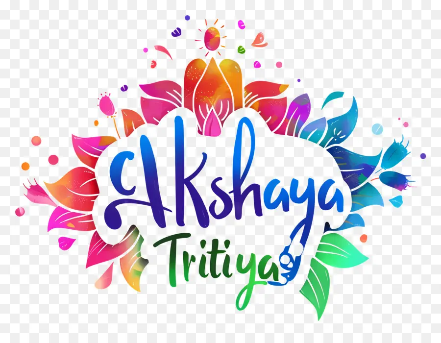Akshaya Tritiya，Bunga Berwarna Warni PNG