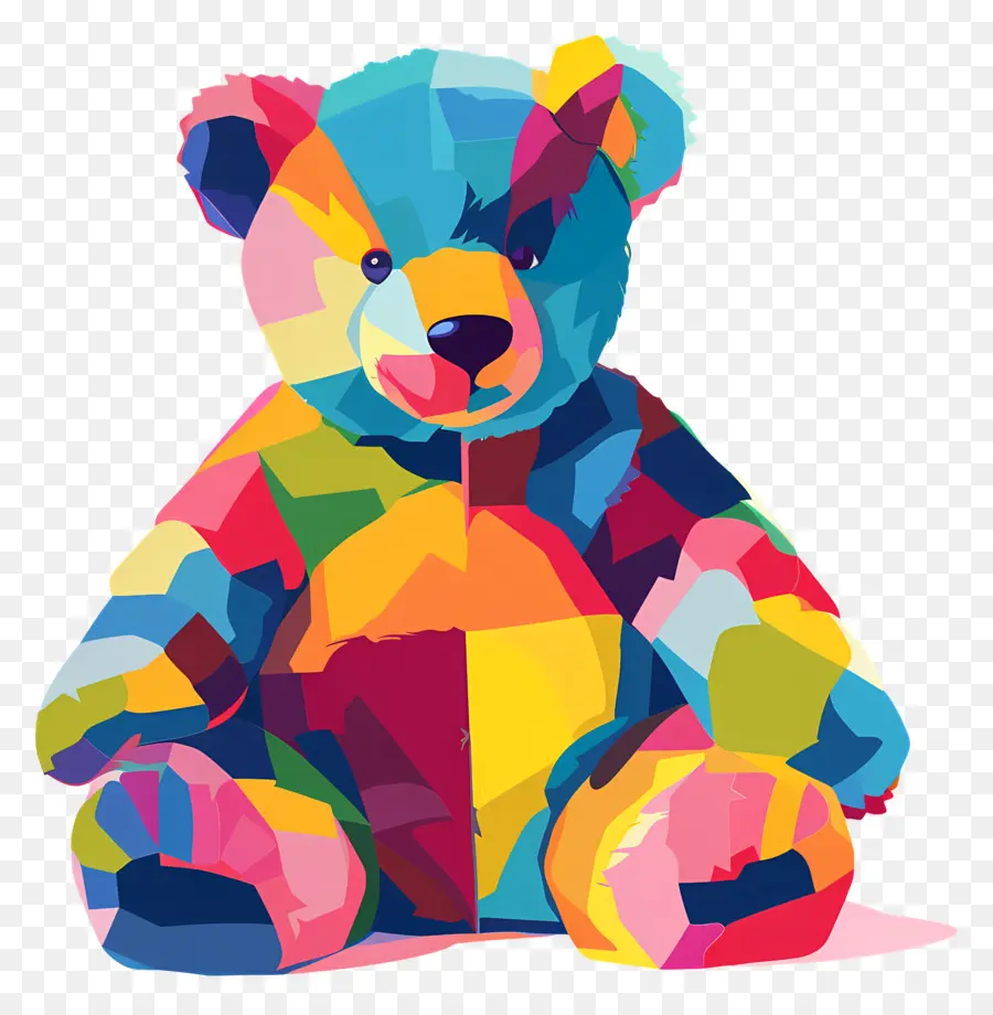 Boneka Beruang，Bentuk Segitiga PNG