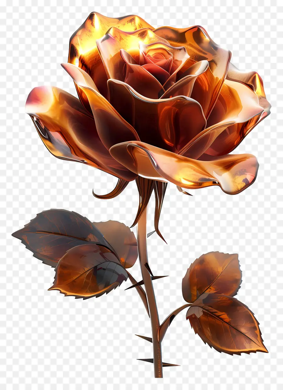 Mawar Taman，Coklat Mawar PNG