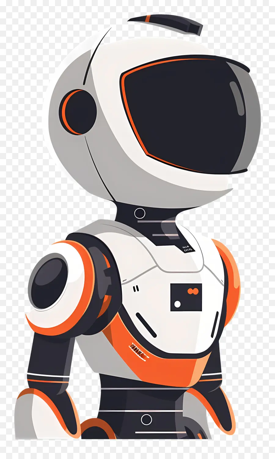 Robot，Orange Dan Putih PNG