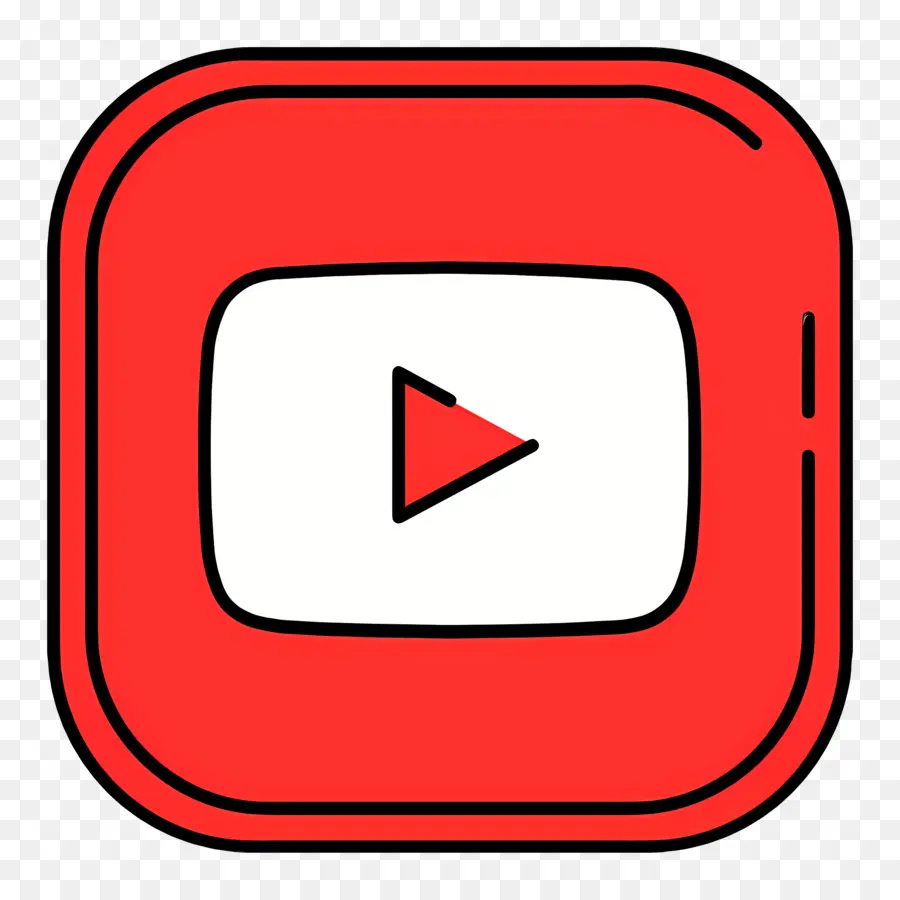 Ikon Youtube，Tombol Putar PNG