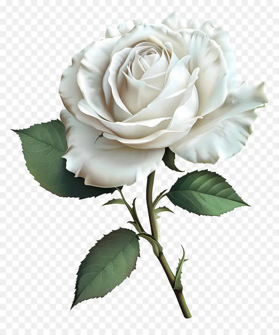 Mawar Putih，Bunga Putih PNG