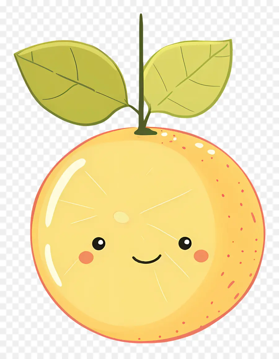 Lemon，Ilustrasi Buah Yang Lucu PNG