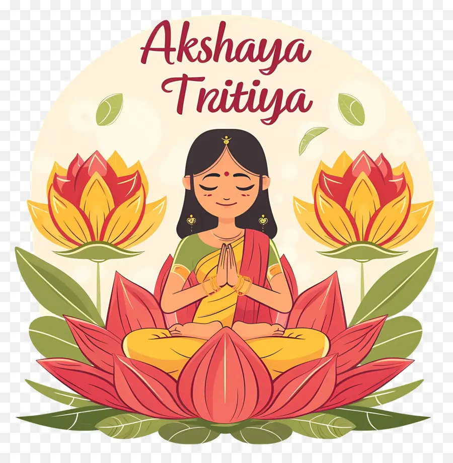 Akshaya Tritiya，Teratai PNG