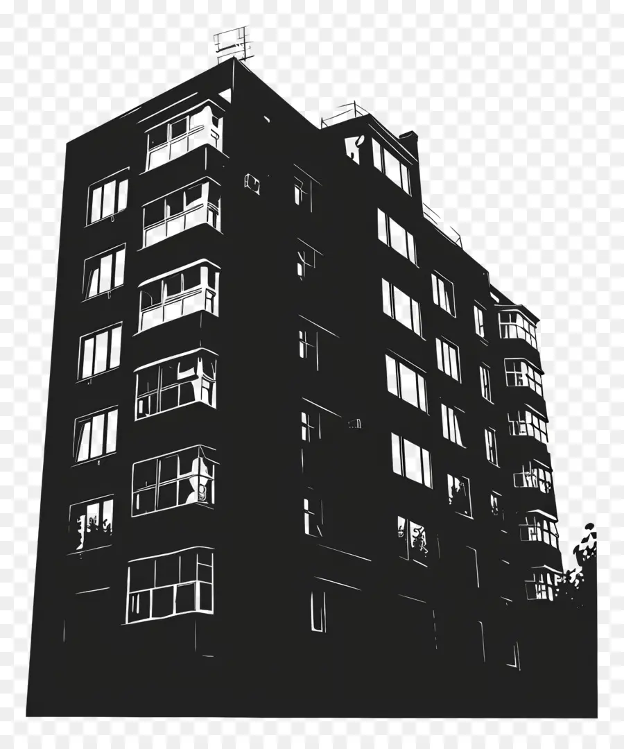 Apartemen，Ilustrasi 3d PNG