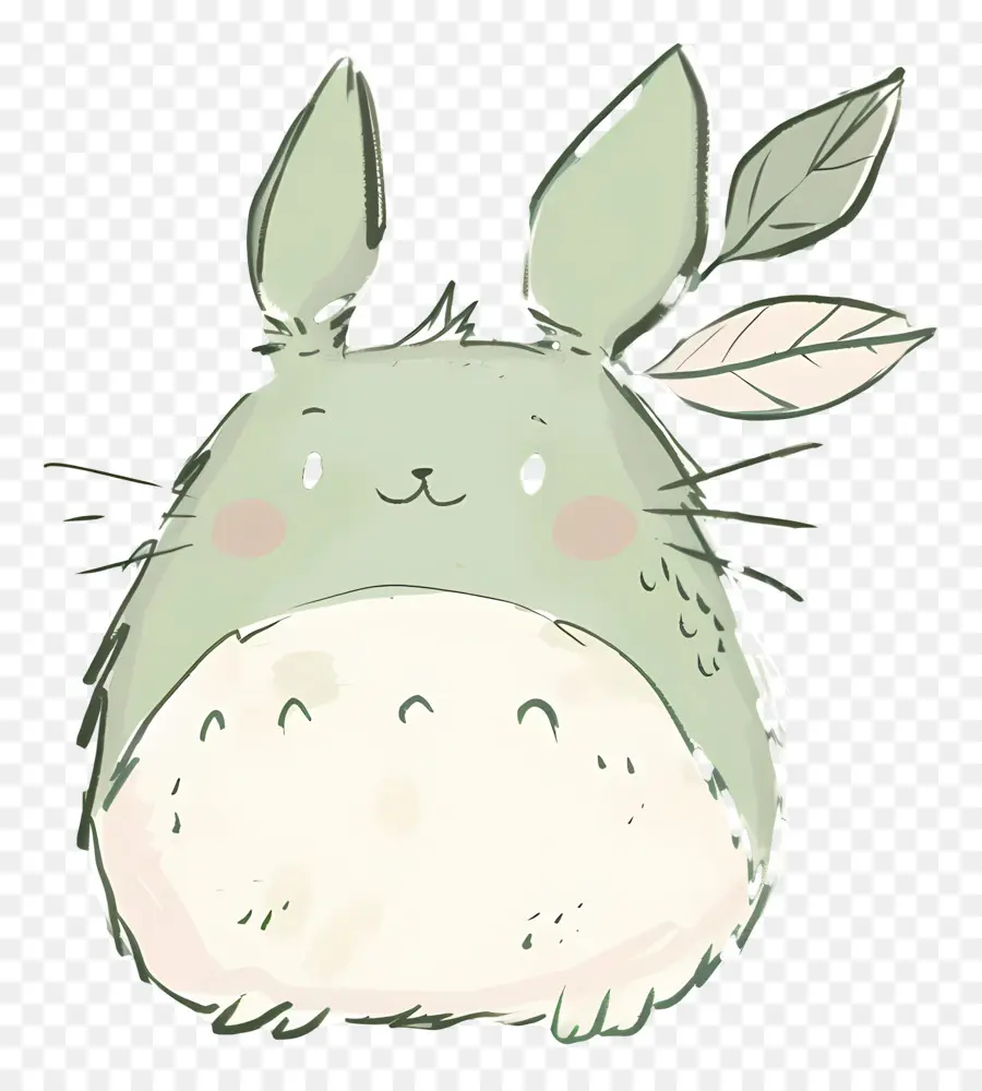 Totoro，Makhluk Lucu PNG