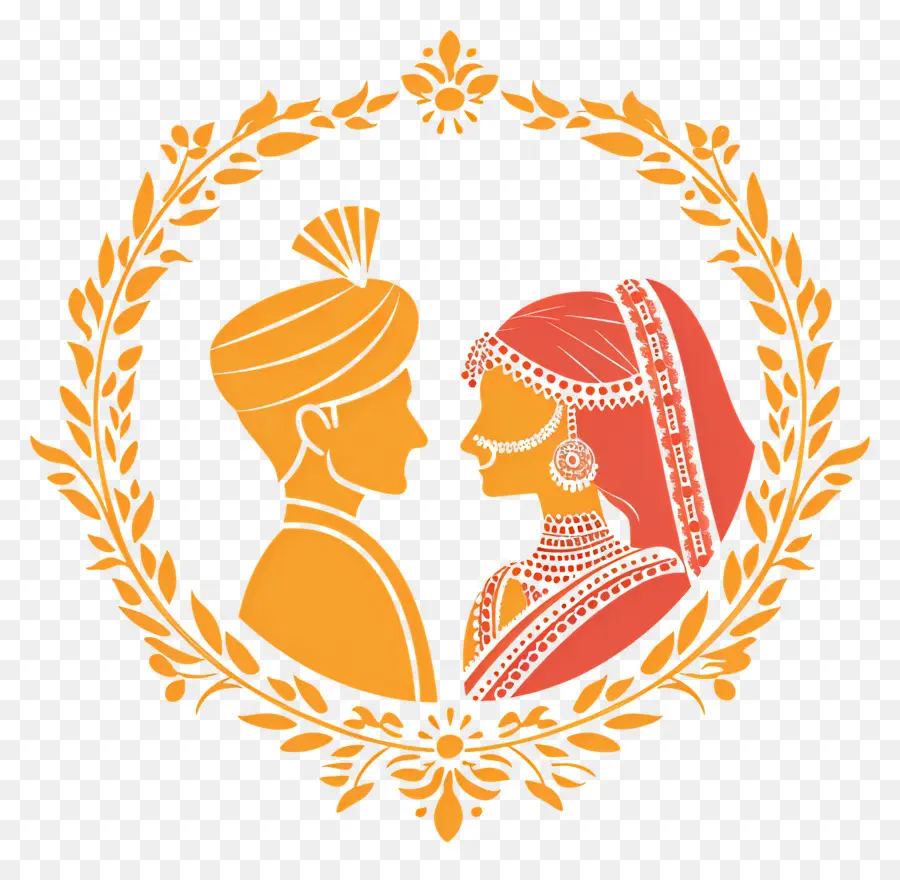 India Pernikahan，Tradisional India Pernikahan PNG