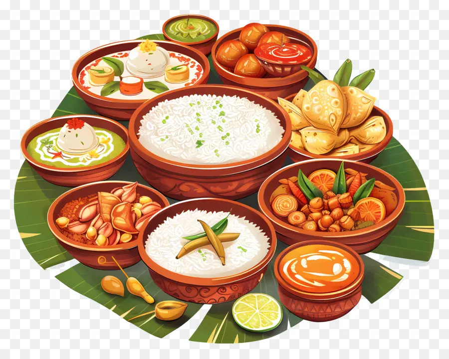 Onam Sadya，Masakan India PNG