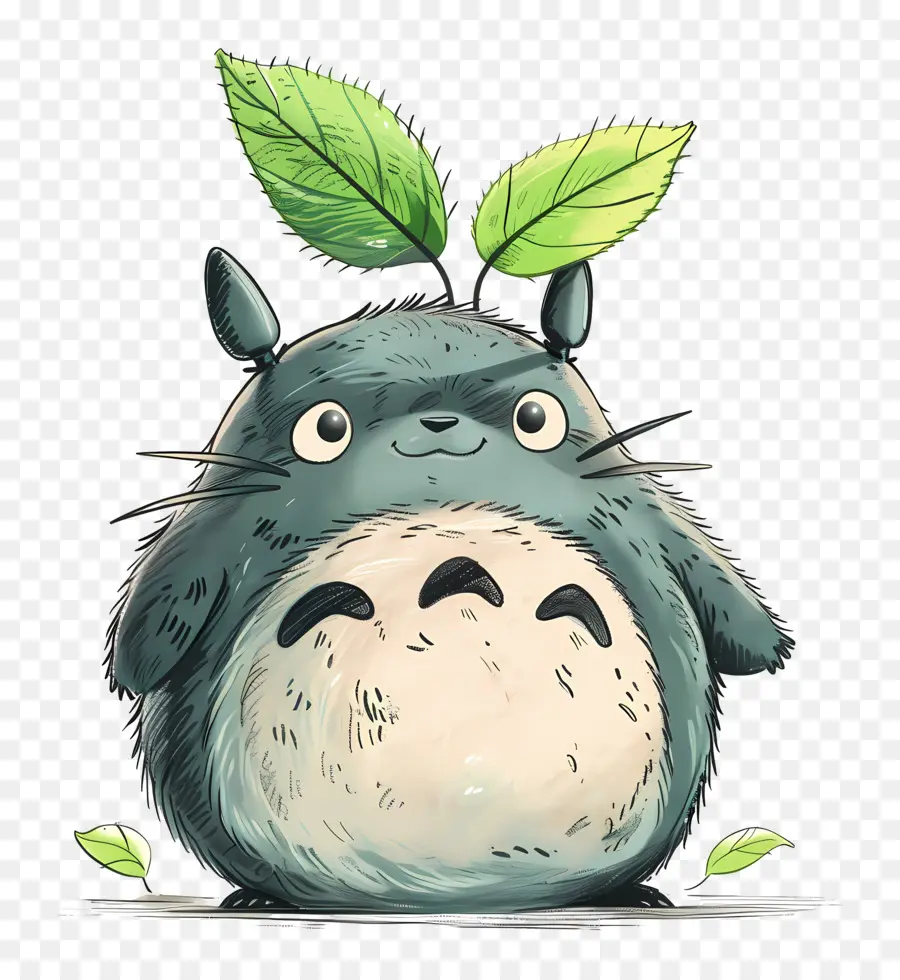 Totoro，Makhluk Kartun PNG