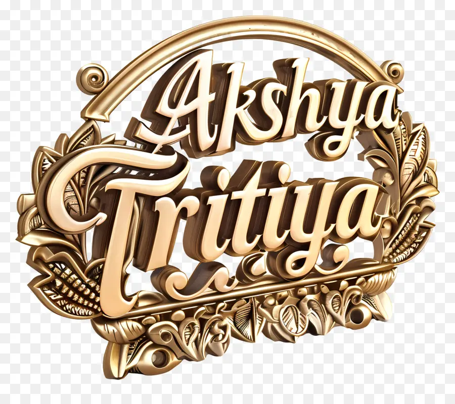 Akshaya Tritiya，Piring Emas PNG