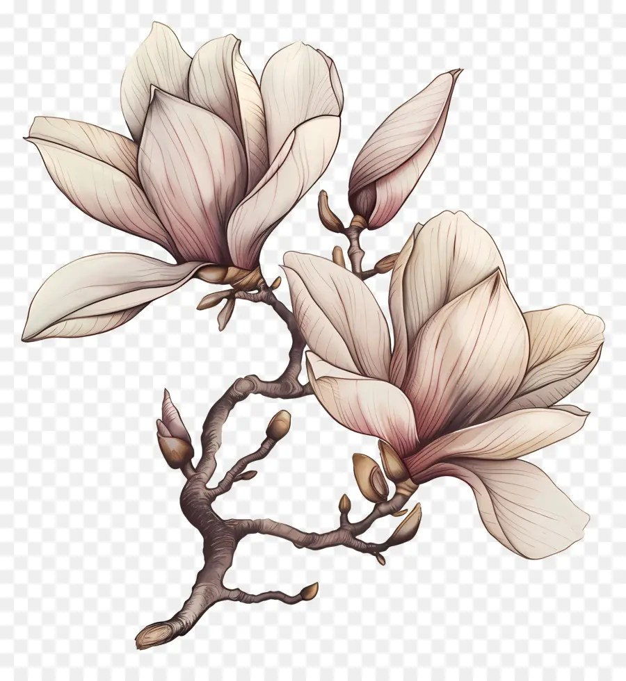 Bunga Magnolia，Magnolia Grandiflora PNG