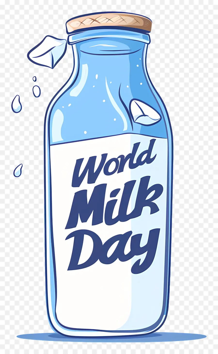 Hari Susu Sedunia，Pecahan Botol PNG