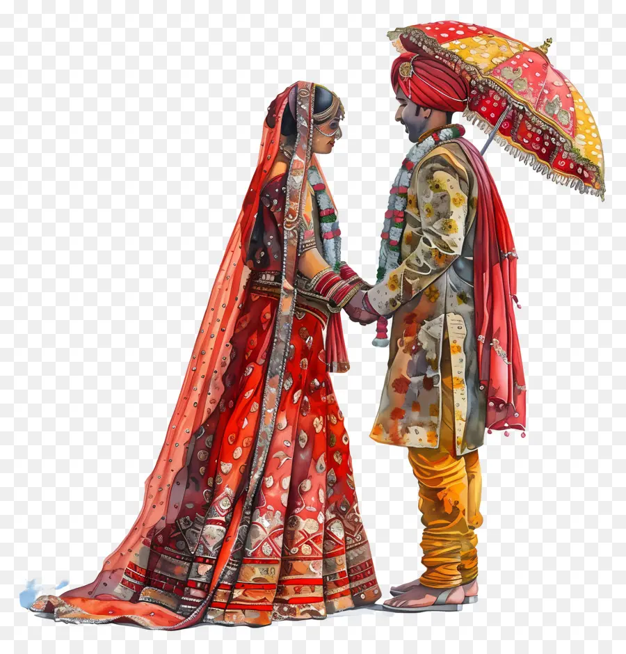 Pernikahan Hindu，Pasangan India PNG