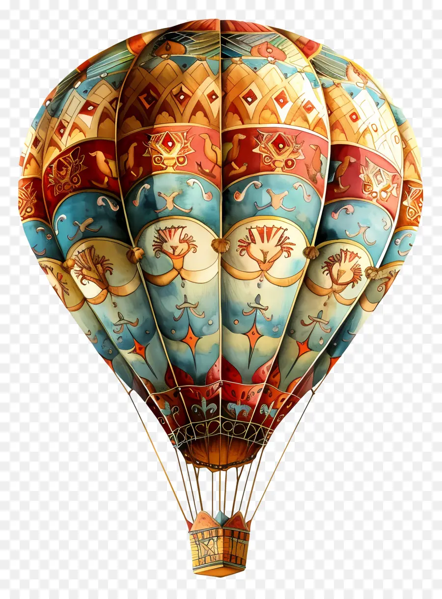 Balon Udara Panas，Warna Warni PNG