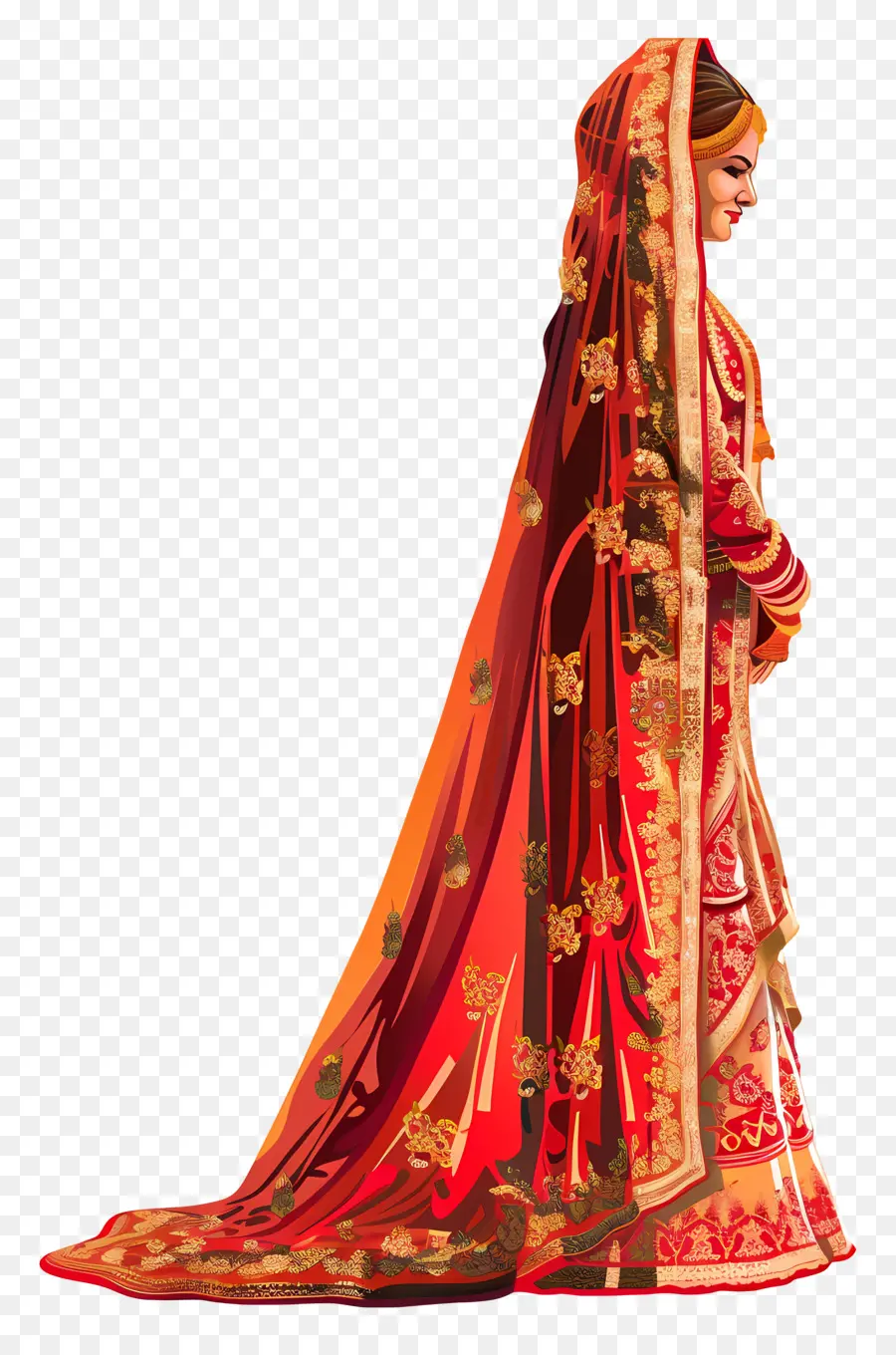 India Pernikahan，Gaun Pengantin Tradisional PNG