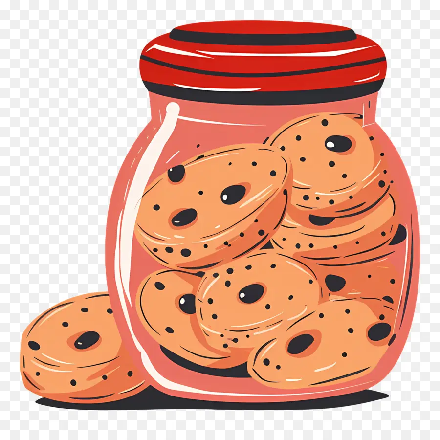 Cookie Jar，Chocolate Chip Cookie PNG