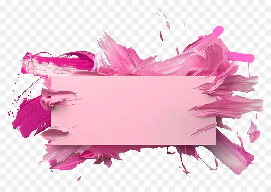 Kotak Teks，Pink Cat PNG