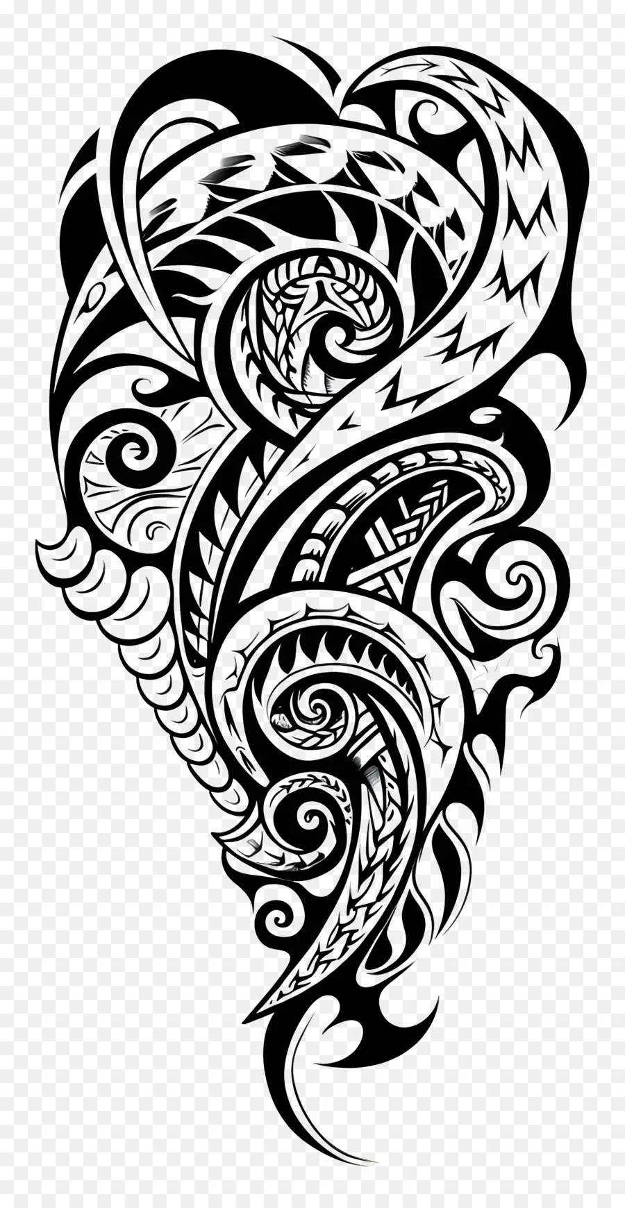 Suku Maori Tato，Gelap PNG