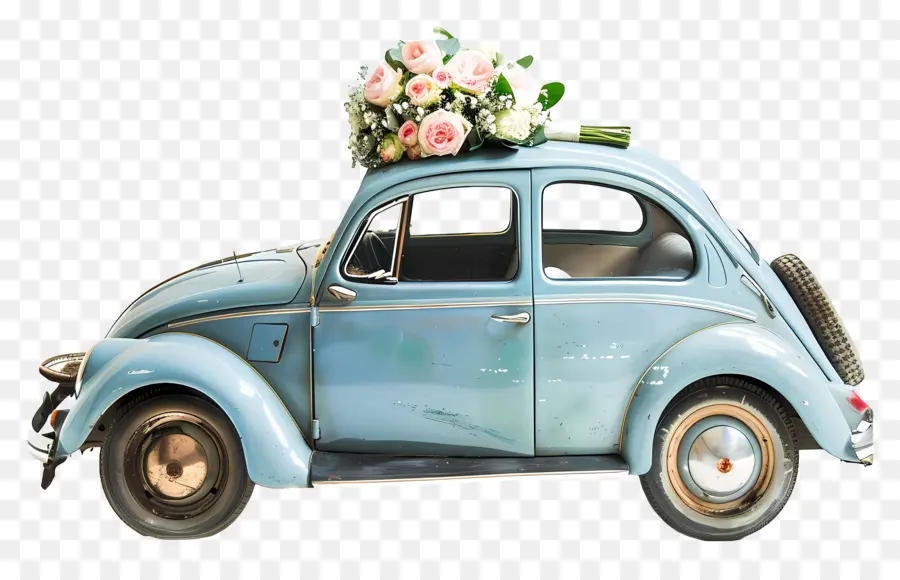 Pernikahan，Mobil Vintage PNG