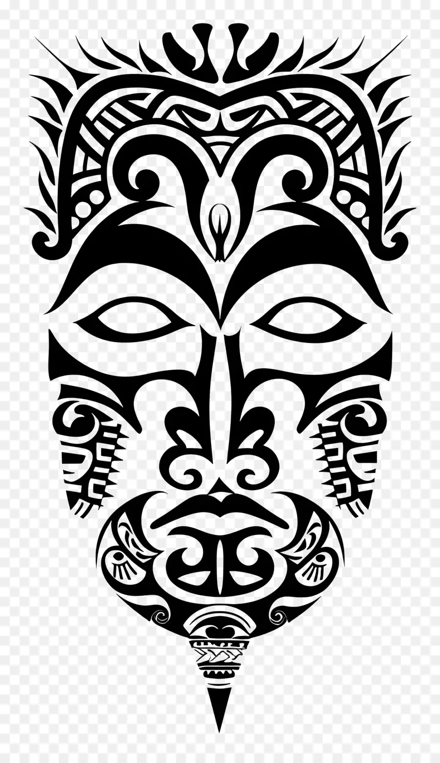Suku Maori Tato，Masker Tribal PNG