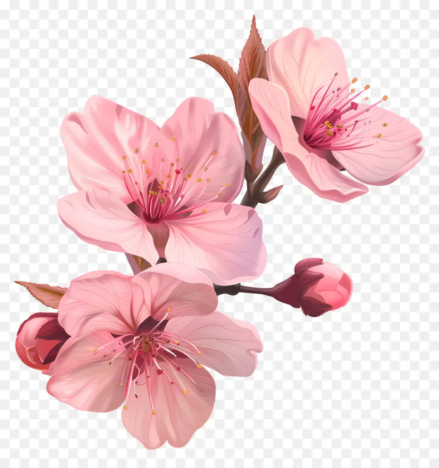 Bunga Sakura，Musim Semi PNG