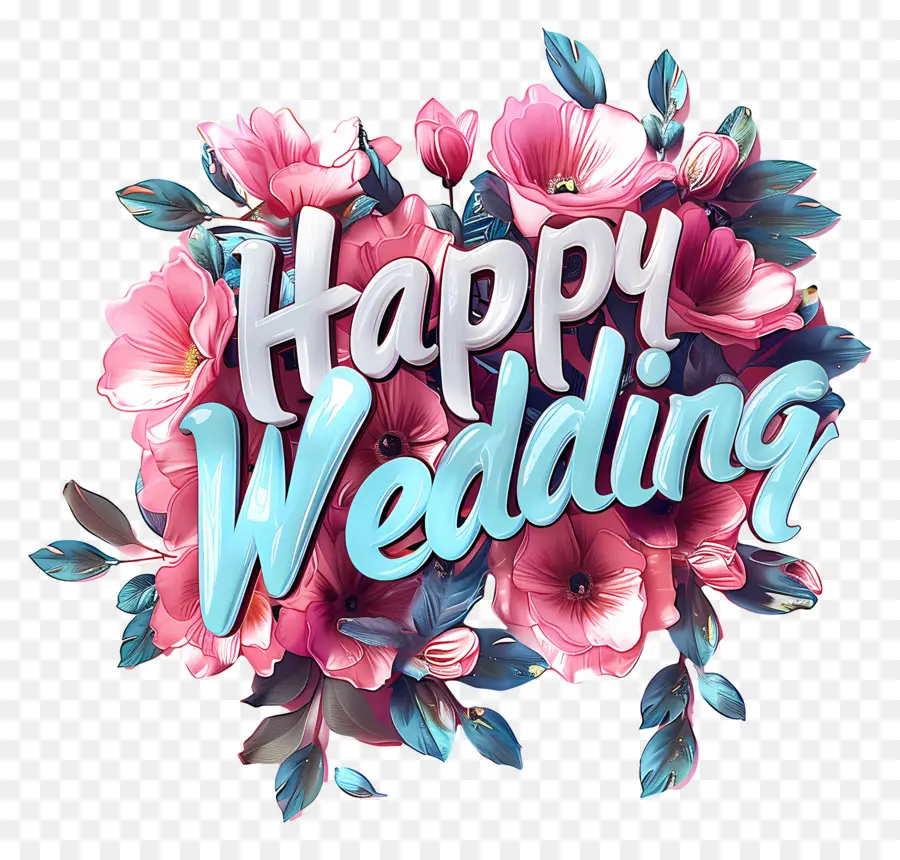 Pernikahan，Bunga Merah Muda PNG