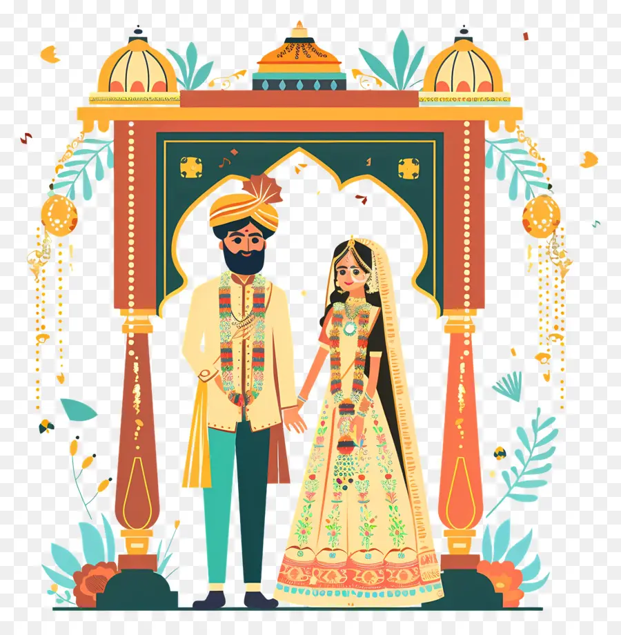 India Pernikahan，Pengantin PNG