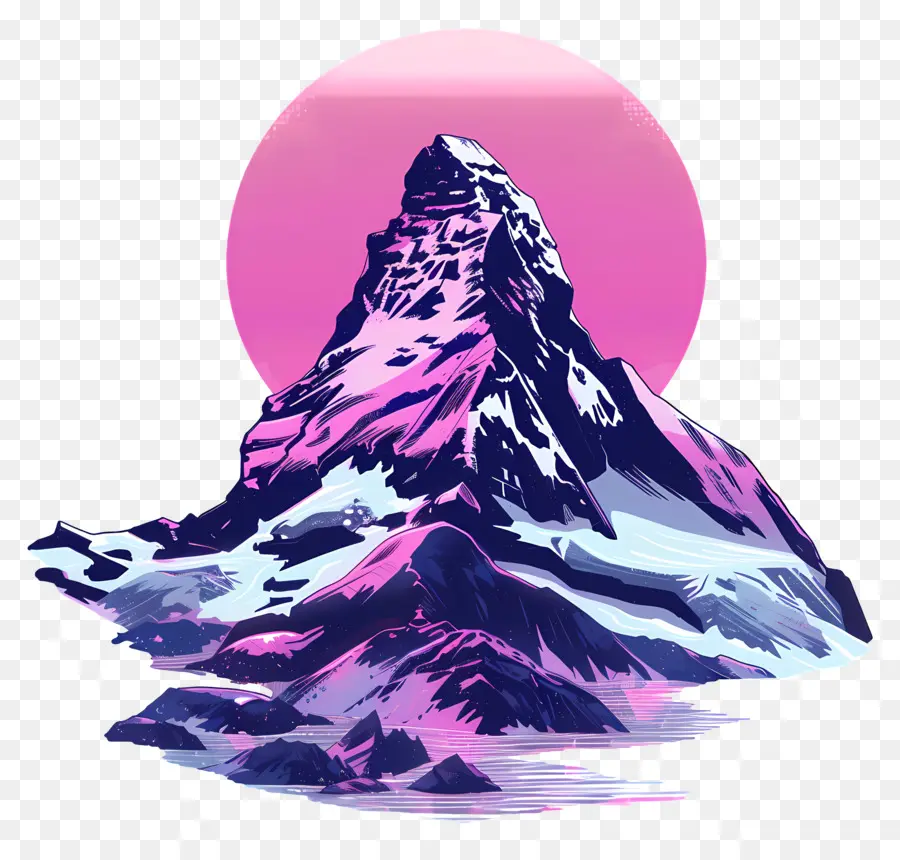 Gunung Vaporwave，Vaporwave PNG