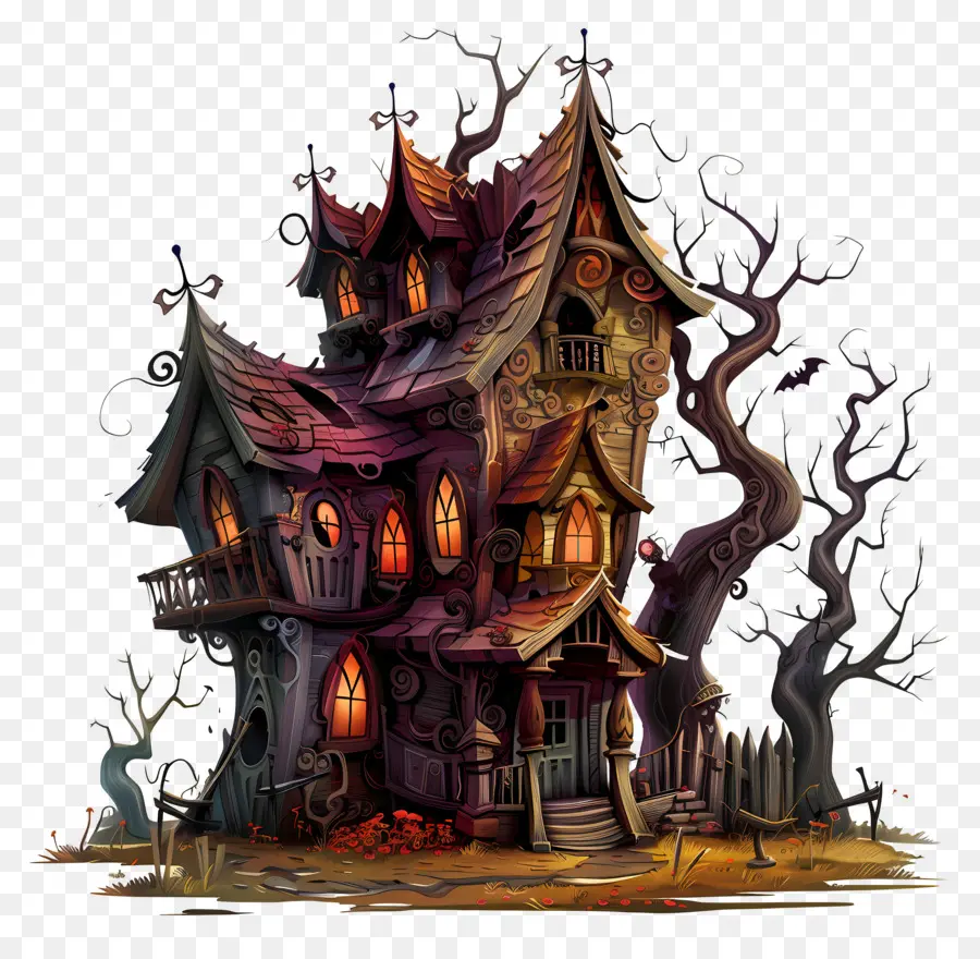 Rumah Berhantu，Halloween PNG
