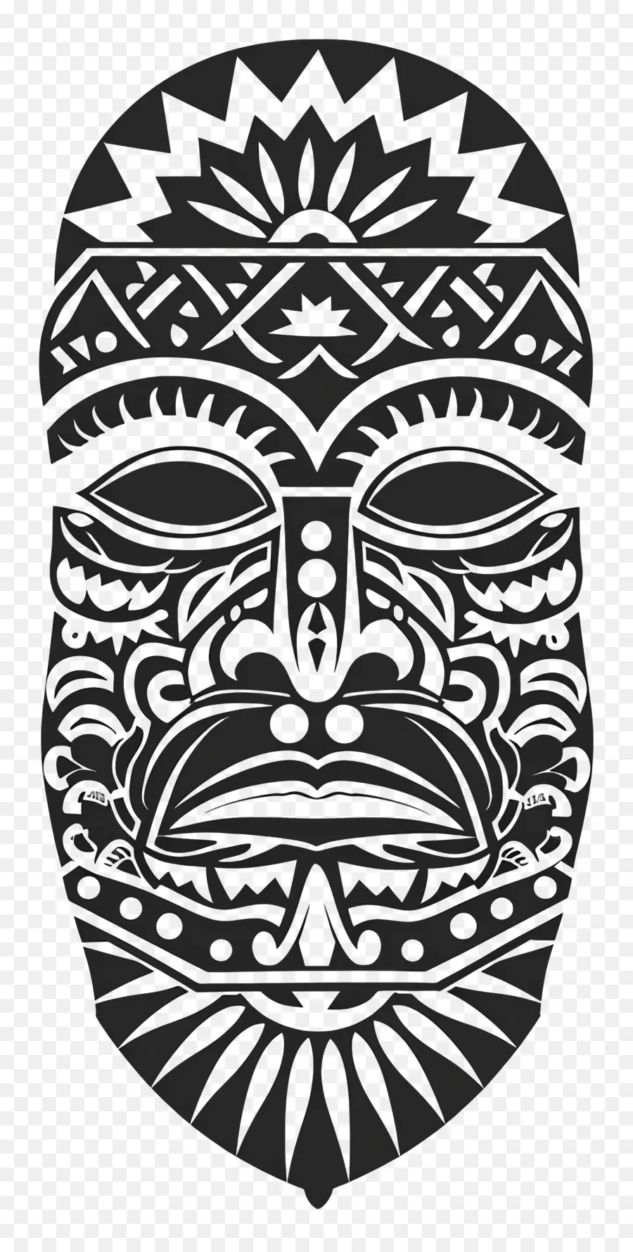Tato Polinesia，Masker PNG