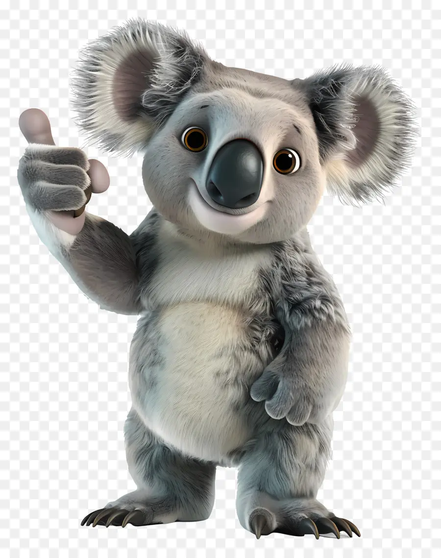Jempol Ke Atas，Koala PNG