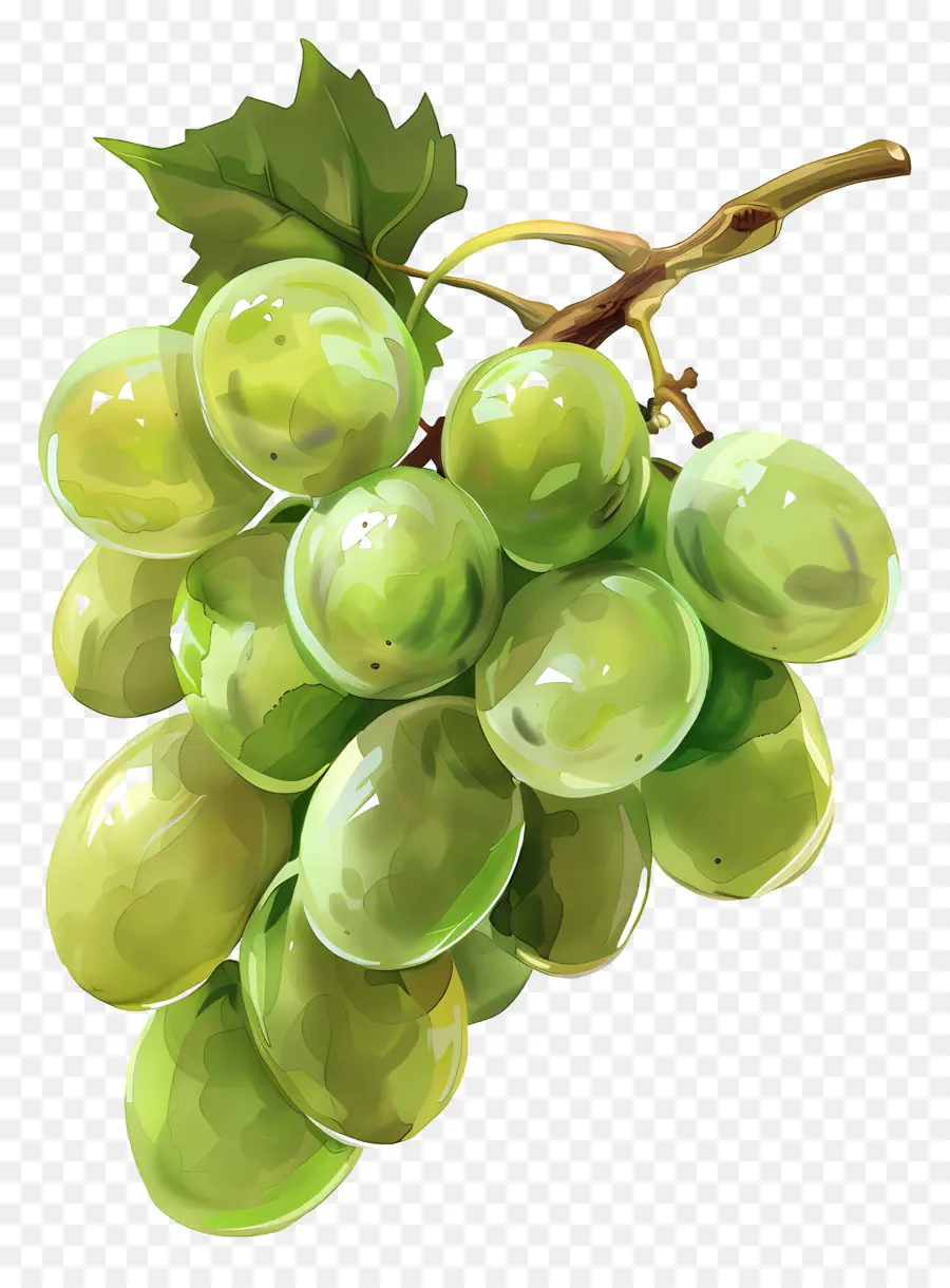 Anggur Hijau，Cluster Anggur PNG