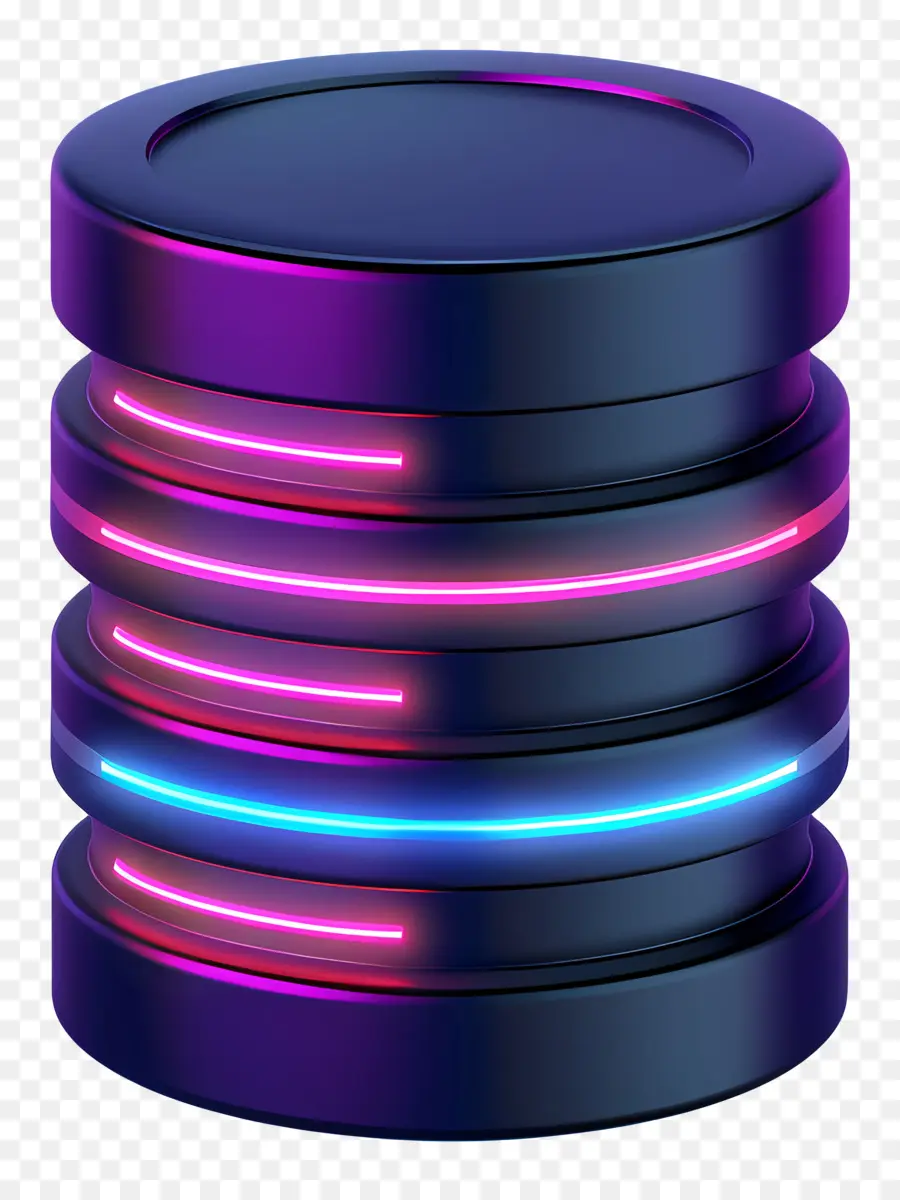 Data Database，Lampu Neon PNG
